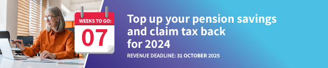Top up your pension savings